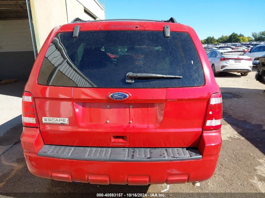 2010 Ford Escape Xlt VIN: 1FMCU0D76AKD19333 Lot: 40593157