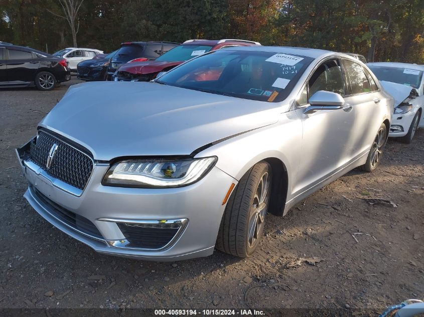 2018 Lincoln Mkz Reserve VIN: 3LN6L5F95JR613250 Lot: 40593194