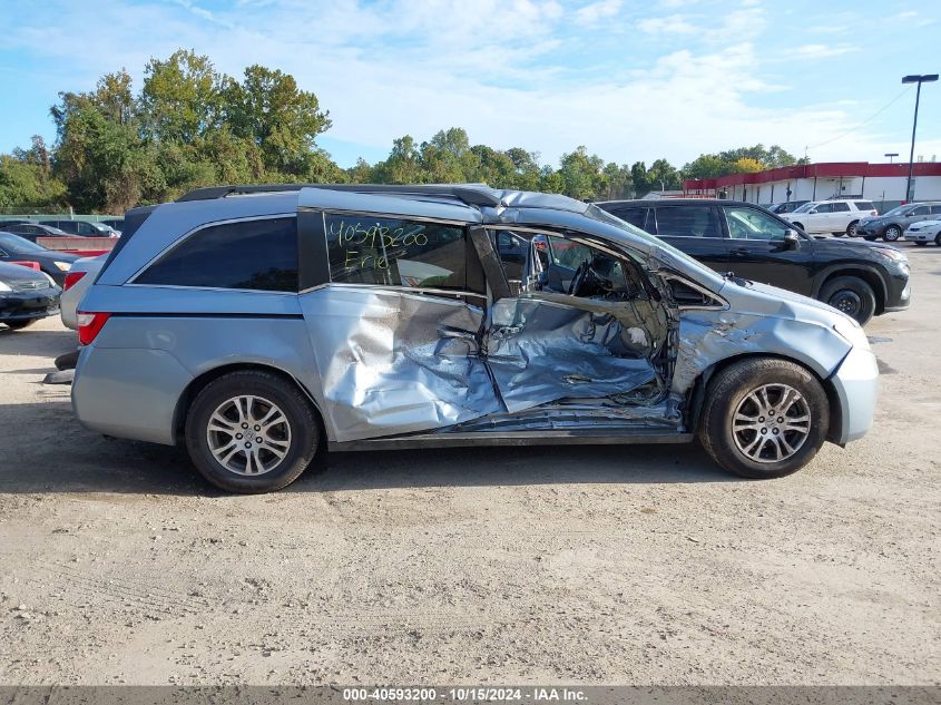 2012 Honda Odyssey Ex-L VIN: 5FNRL5H69CB075144 Lot: 40593200