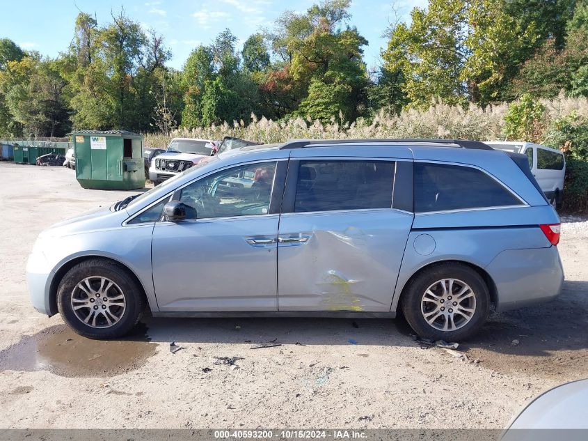 2012 Honda Odyssey Ex-L VIN: 5FNRL5H69CB075144 Lot: 40593200