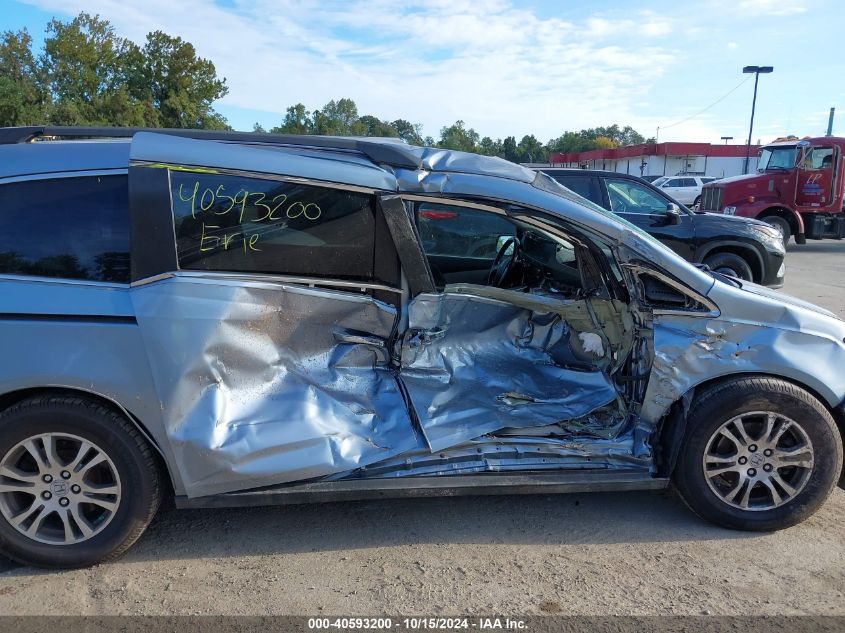 2012 Honda Odyssey Ex-L VIN: 5FNRL5H69CB075144 Lot: 40593200