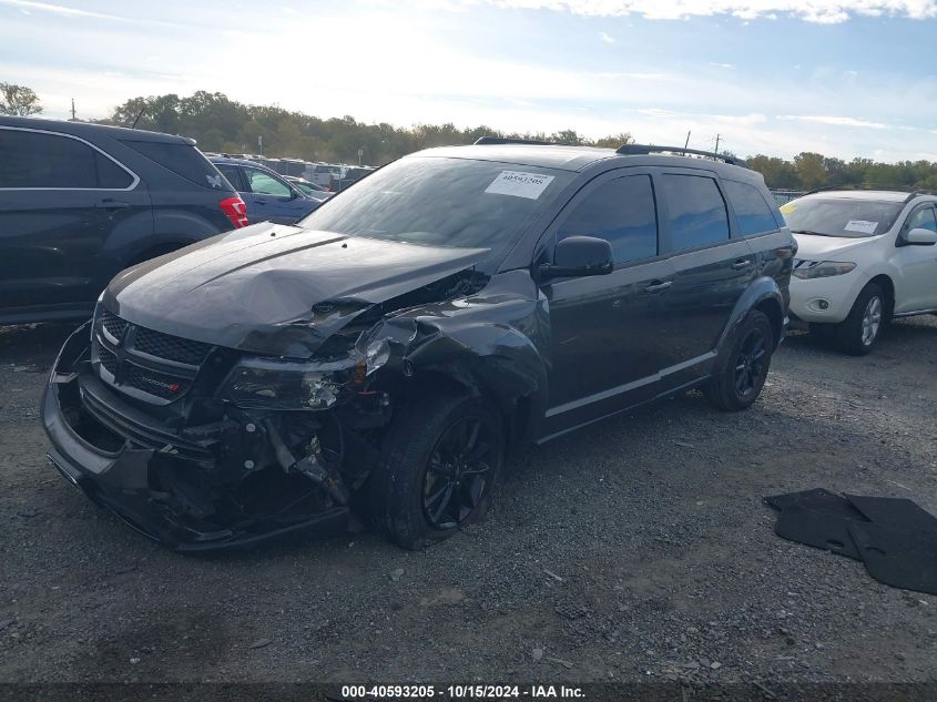 VIN 3C4PDCBB1KT859347 2019 DODGE JOURNEY SE