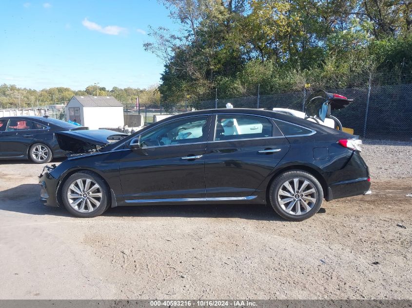 2017 Hyundai Sonata Sport VIN: 5NPE34AF8HH457743 Lot: 40593216