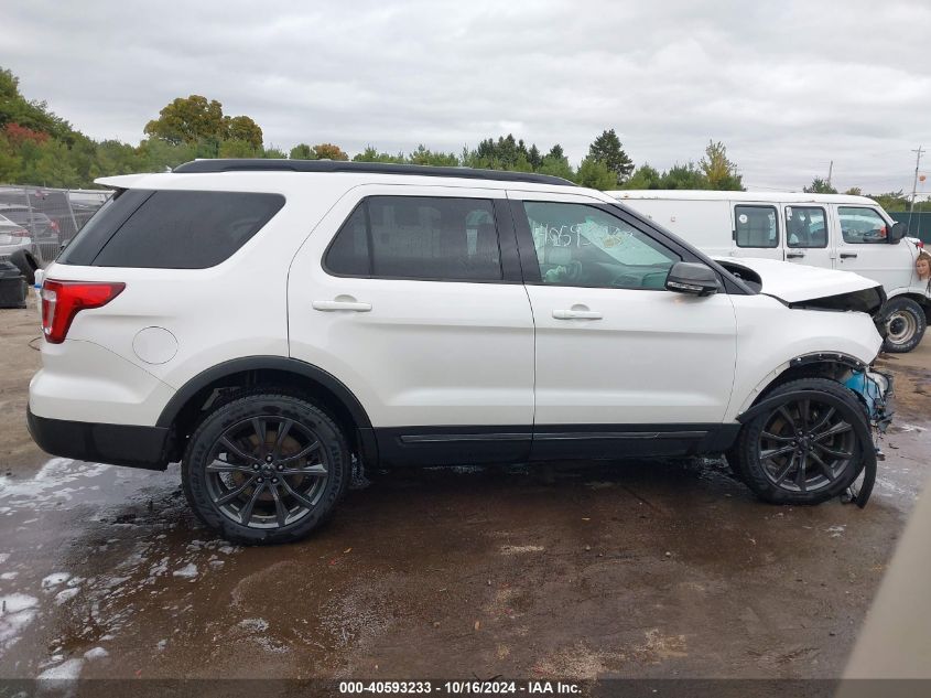 2017 Ford Explorer Xlt VIN: 1FM5K8D86HGB58274 Lot: 40593233