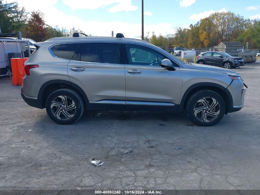 2022 Hyundai Santa Fe Sel VIN: 5NMS3DAJ5NH431875 Lot: 40593240