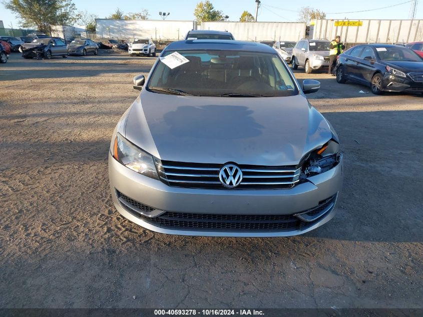 2013 Volkswagen Passat 2.5L Se VIN: 1VWBP7A31DC017610 Lot: 40593278