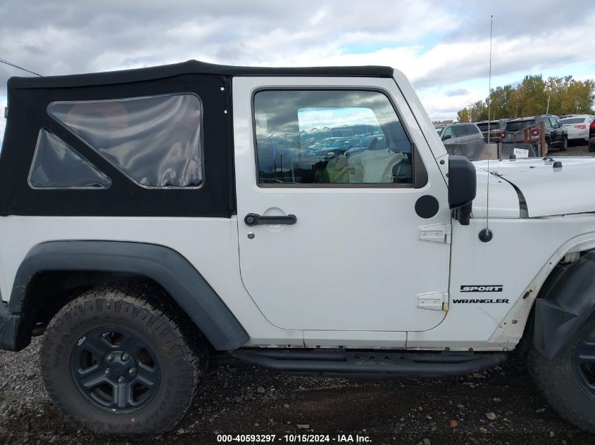 2015 Jeep Wrangler Sport VIN: 1C4AJWAG1FL740809 Lot: 40593297