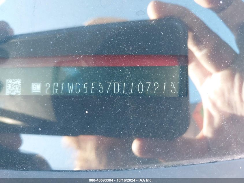 2013 Chevrolet Impala Ltz VIN: 2G1WC5E37D1107213 Lot: 40593304
