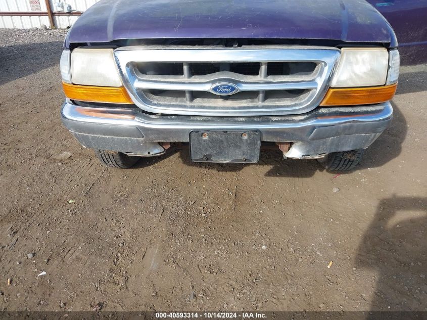 1998 Ford Ranger Splash/Xl/Xlt VIN: 1FTYR10C7WPA54338 Lot: 40593314