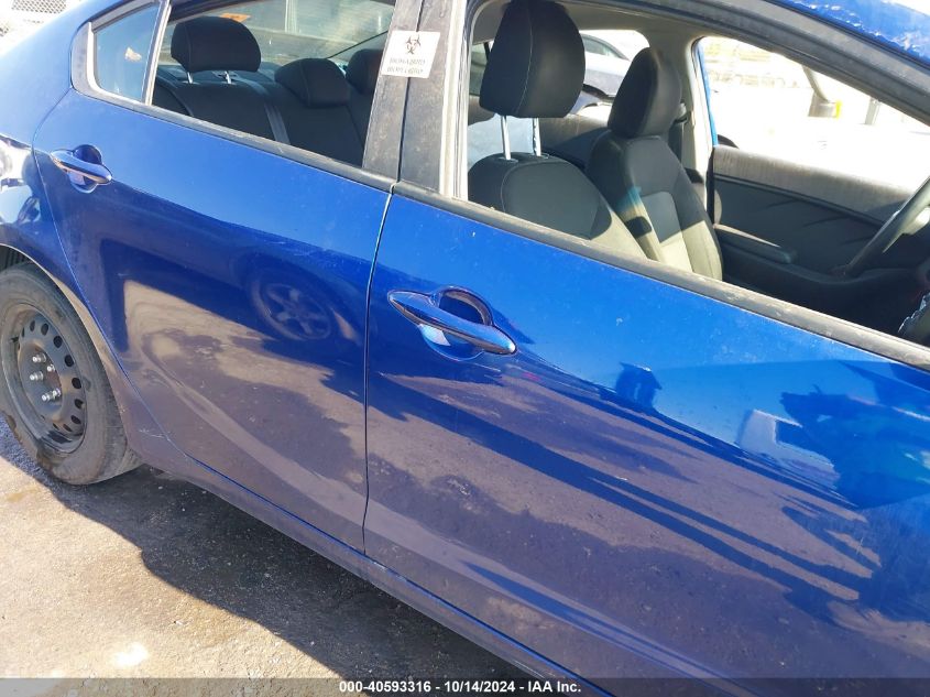 2017 Kia Forte Lx VIN: 3KPFK4A73HE006157 Lot: 40593316