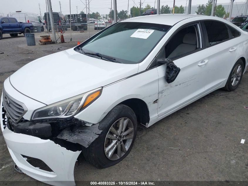 2016 Hyundai Sonata Se VIN: 5NPE24AF9GH369057 Lot: 40593325