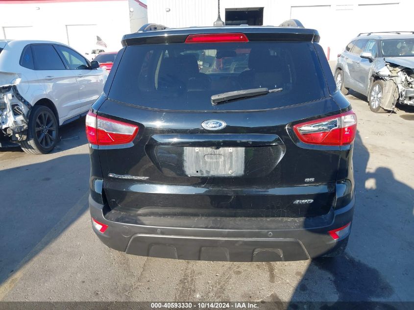 2018 Ford Ecosport Se VIN: MAJ6P1UL6JC187721 Lot: 40593330