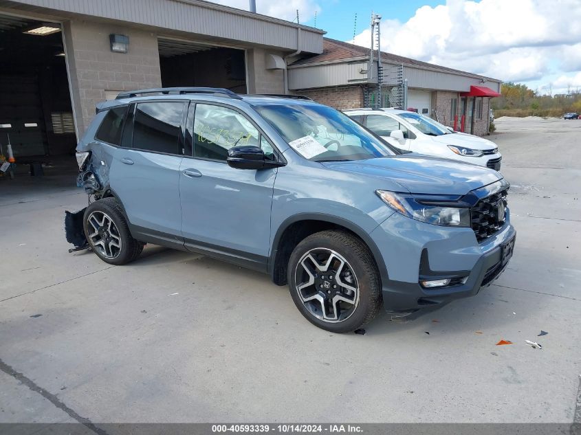 2023 Honda Passport Awd Elite VIN: 5FNYF8H03PB000039 Lot: 40593339