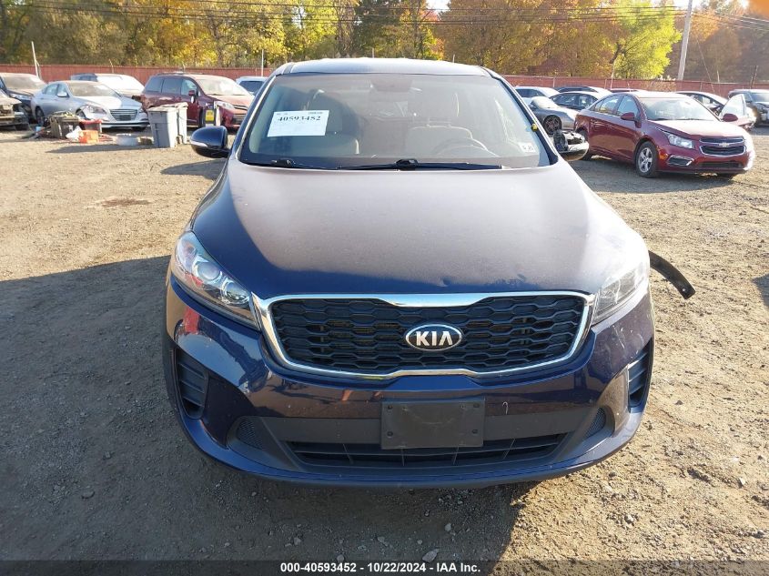 2020 Kia Sorento 2.4L Lx VIN: 5XYPGDA34LG625378 Lot: 40593452