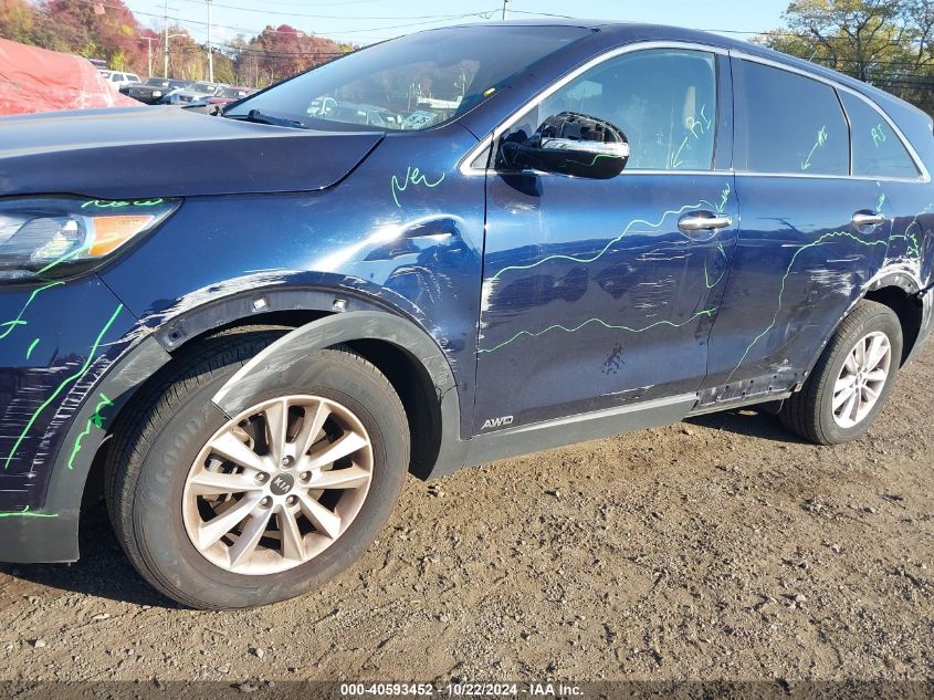 VIN 5XYPGDA34LG625378 2020 KIA SORENTO 2.4L LX
