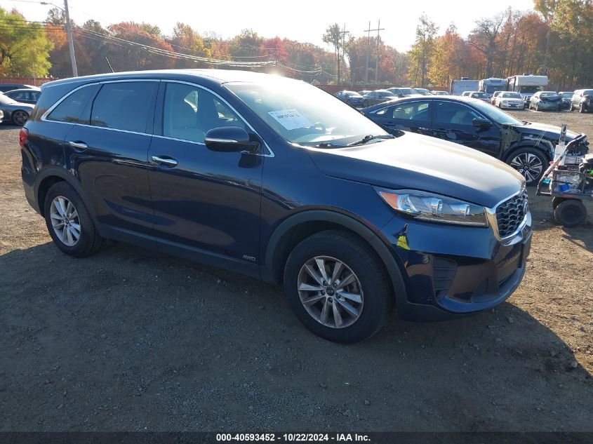 VIN 5XYPGDA34LG625378 2020 KIA SORENTO 2.4L LX