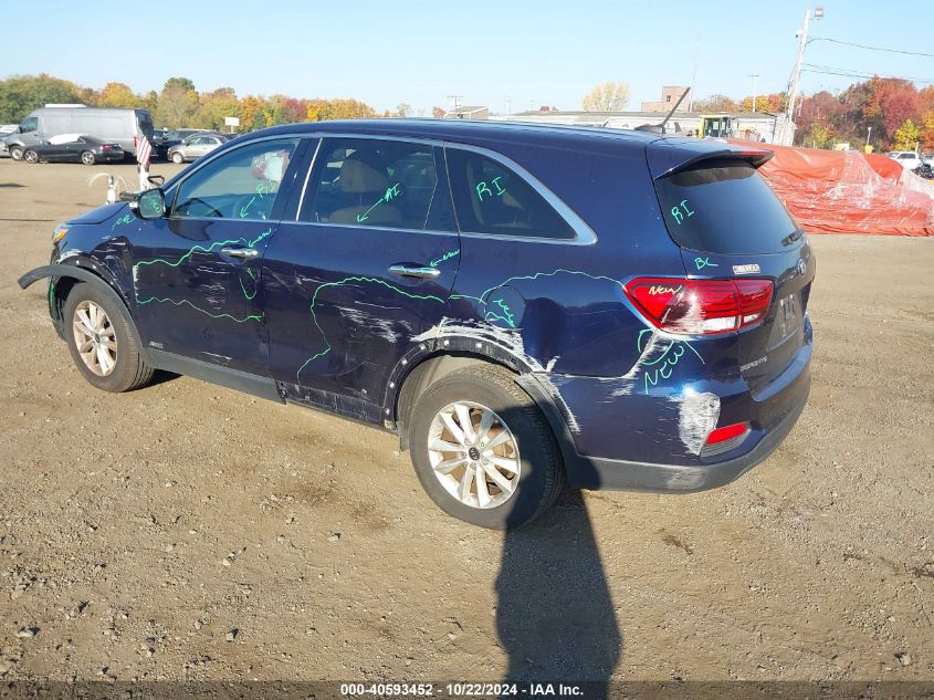 VIN 5XYPGDA34LG625378 2020 KIA SORENTO 2.4L LX