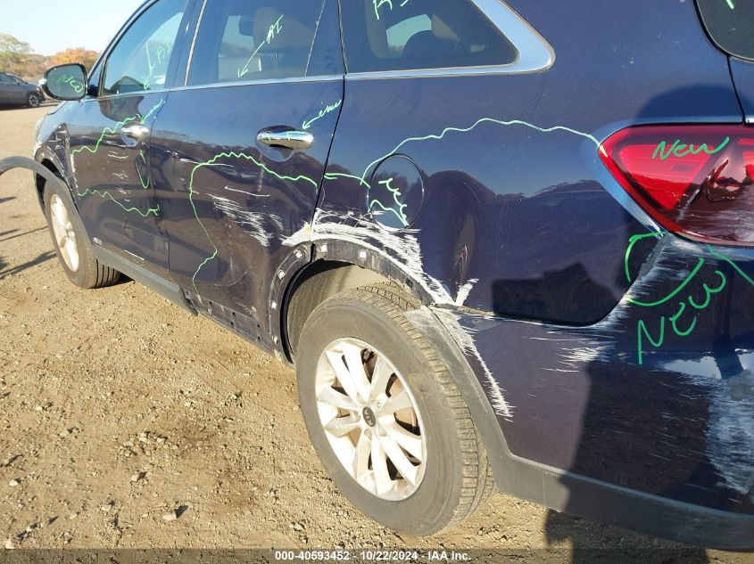 VIN 5XYPGDA34LG625378 2020 KIA SORENTO 2.4L LX