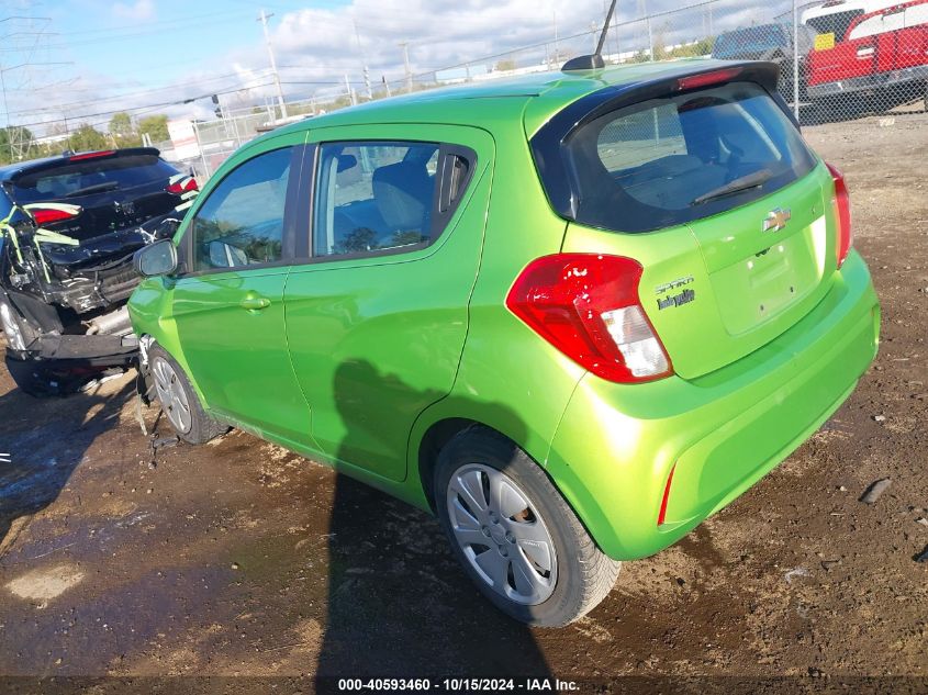 2016 Chevrolet Spark Ls Cvt VIN: KL8CB6SA3GC608287 Lot: 40593460