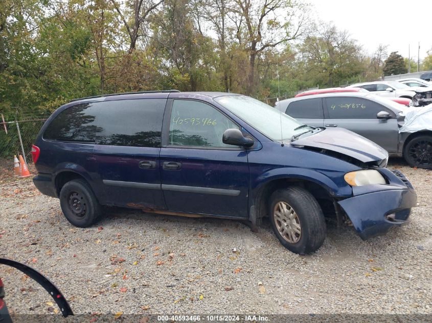 2005 Dodge Grand Caravan Se VIN: 1D4GP24R25B363896 Lot: 40593466