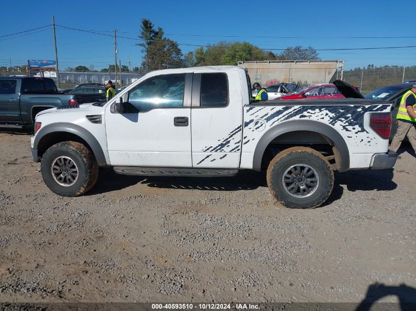 2010 Ford F-150 Svt Raptor VIN: 1FTEX1E69AFC78821 Lot: 40593510