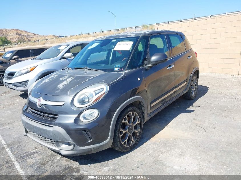 2014 Fiat 500L Trekking VIN: ZFBCFADH6EZ008708 Lot: 40593512