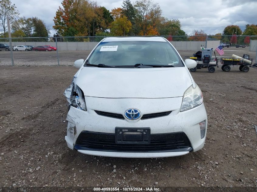 2013 Toyota Prius Two VIN: JTDKN3DU1D5591067 Lot: 40593554