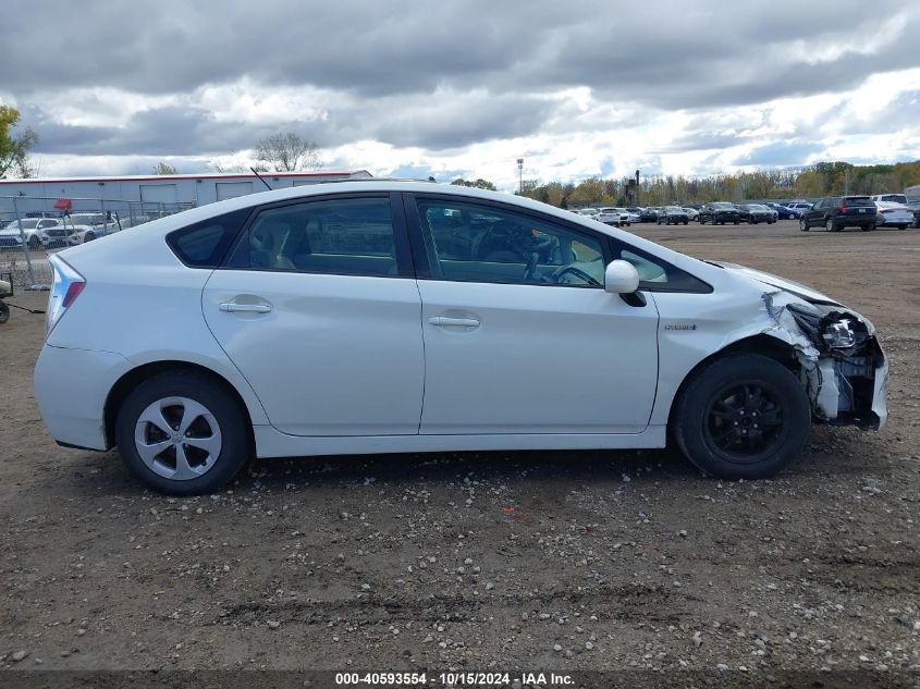 2013 Toyota Prius Two VIN: JTDKN3DU1D5591067 Lot: 40593554