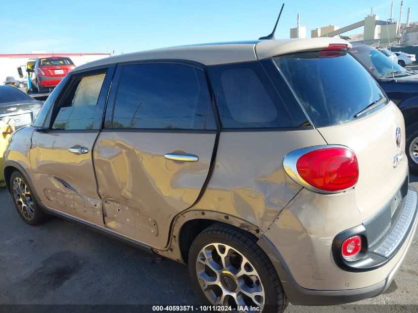 2014 Fiat 500L Trekking VIN: ZFBCFADH5EZ018467 Lot: 40593571