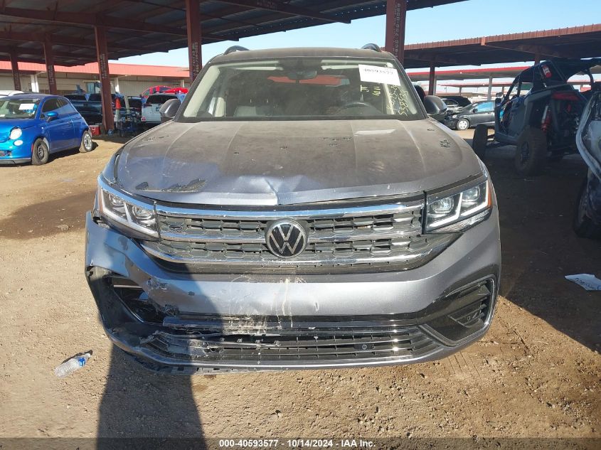 2021 Volkswagen Atlas Se VIN: 1V2PR2CA2MC538433 Lot: 40593577