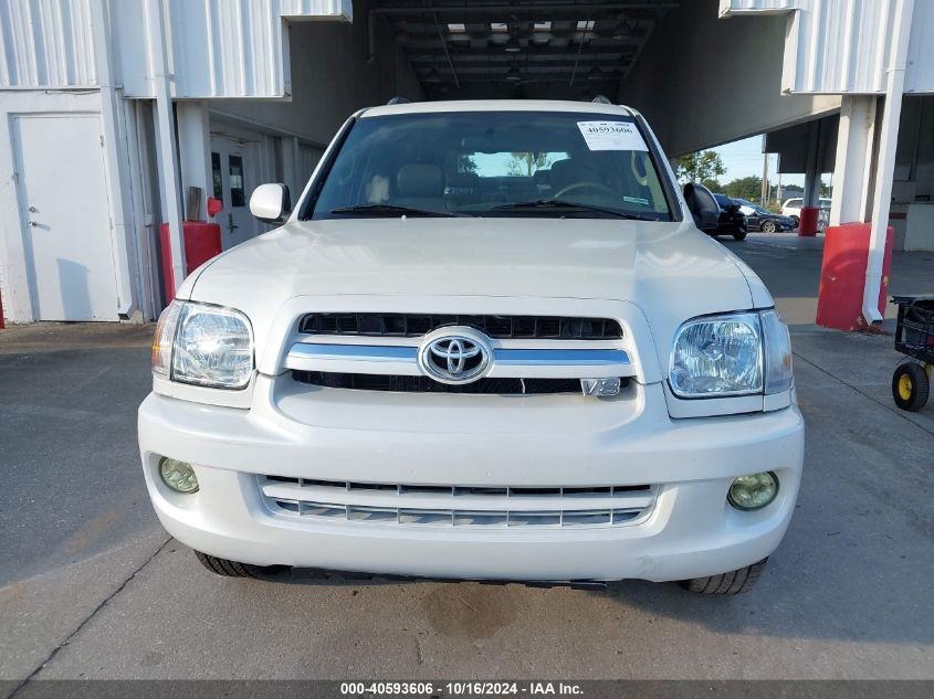 2005 Toyota Sequoia Limited V8 VIN: 5TDZT38A25S250910 Lot: 40593606