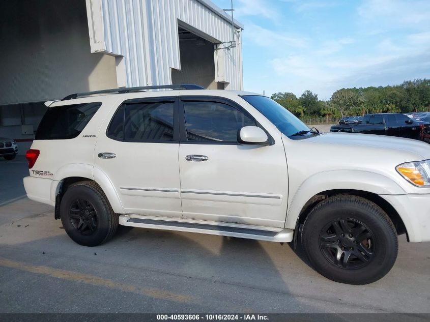 2005 Toyota Sequoia Limited V8 VIN: 5TDZT38A25S250910 Lot: 40593606