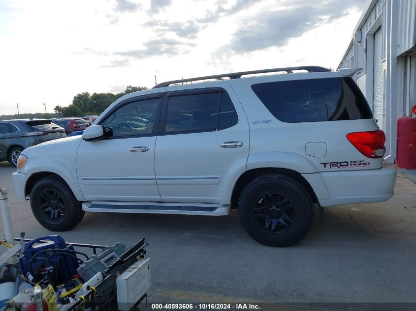 2005 Toyota Sequoia Limited V8 VIN: 5TDZT38A25S250910 Lot: 40593606