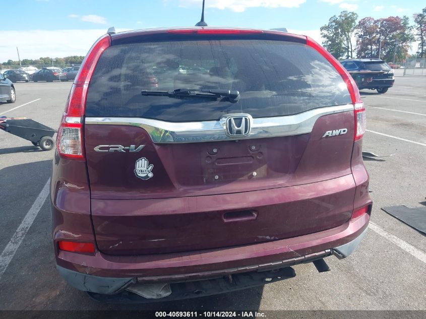 2016 HONDA CR-V EX-L - 2HKRM4H75GH614236