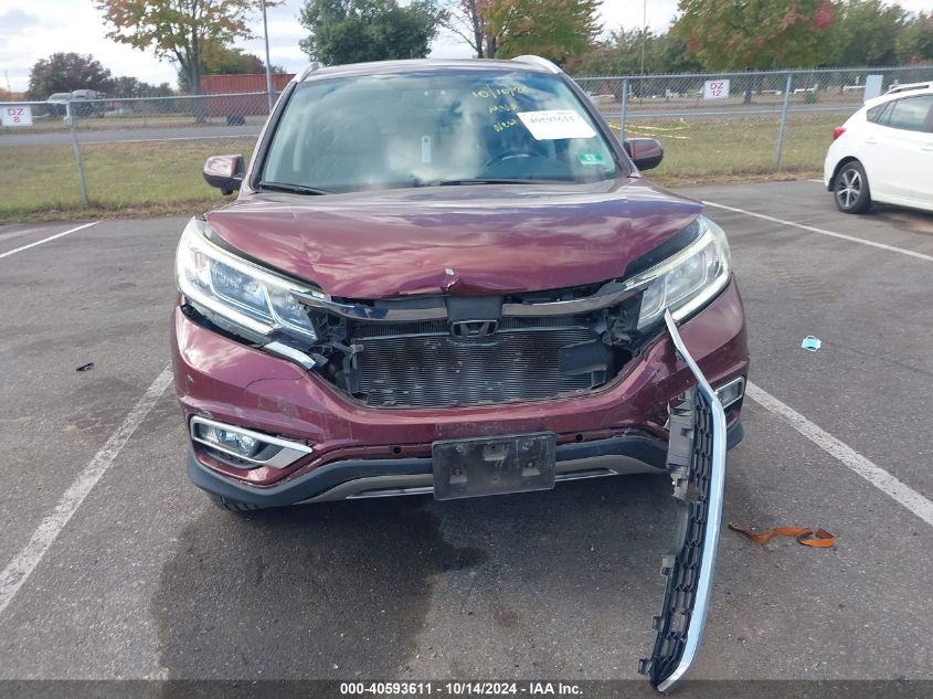 2016 Honda Cr-V Ex-L VIN: 2HKRM4H75GH614236 Lot: 40593611