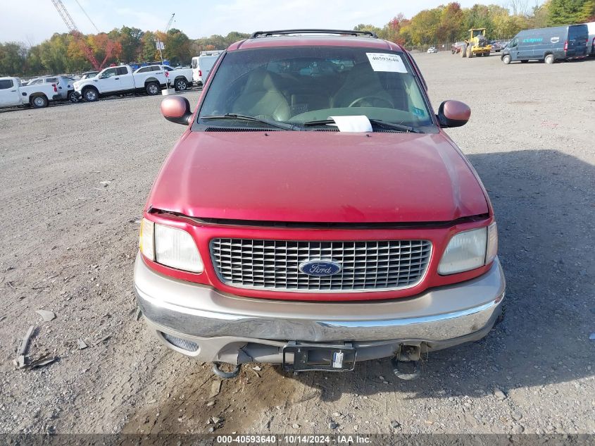 2000 Ford Expedition Eddie Bauer VIN: 1FMFU18L8YLB89215 Lot: 40593640