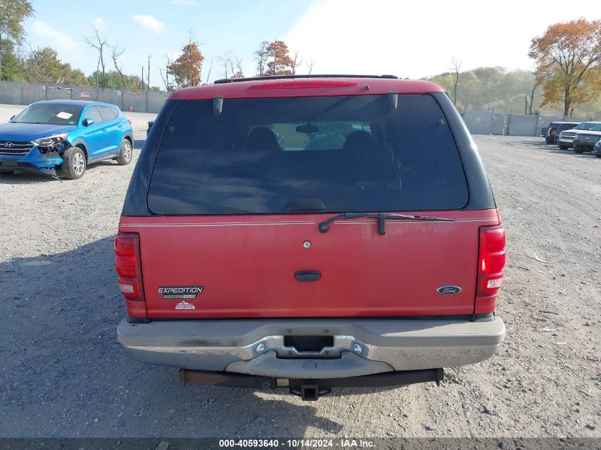 2000 Ford Expedition Eddie Bauer VIN: 1FMFU18L8YLB89215 Lot: 40593640