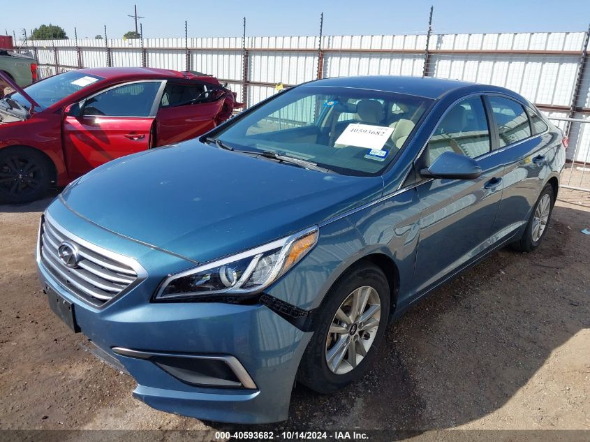 2017 Hyundai Sonata VIN: 5NPE24AF3HH493133 Lot: 40593682