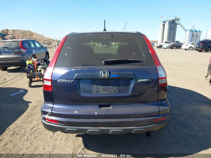 2010 Honda Cr-V Lx VIN: 5J6RE4H3XAL012276 Lot: 40593687