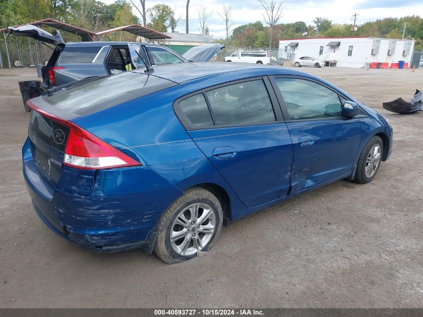 2011 Honda Insight Ex VIN: JHMZE2H77BS009029 Lot: 40593727