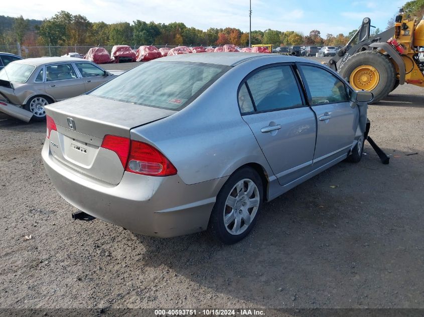 2008 Honda Civic Lx VIN: 2HGFA15598H337728 Lot: 40593751