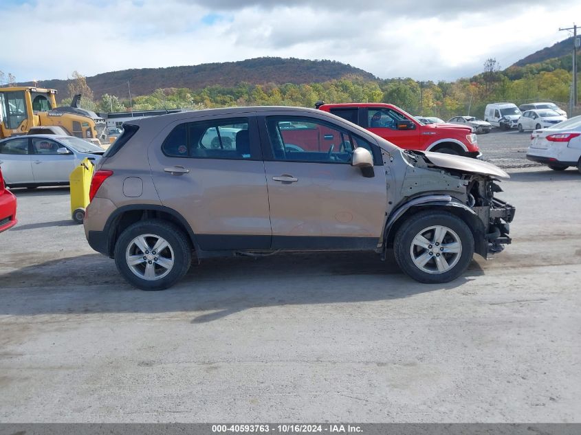 2018 Chevrolet Trax Ls VIN: 3GNCJNSB3JL301668 Lot: 40593763