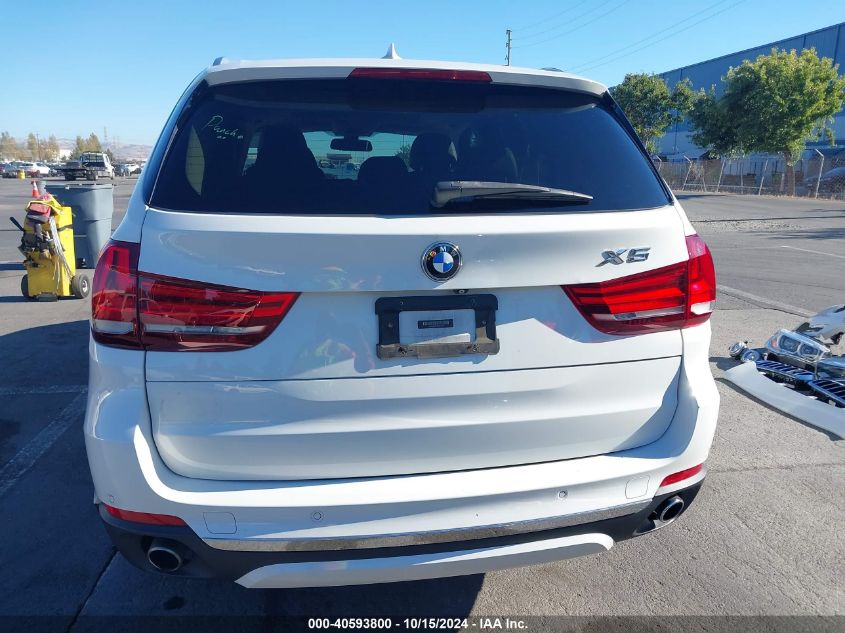 2015 BMW X5 Sdrive35I VIN: 5UXKR2C57F0H41113 Lot: 40593800