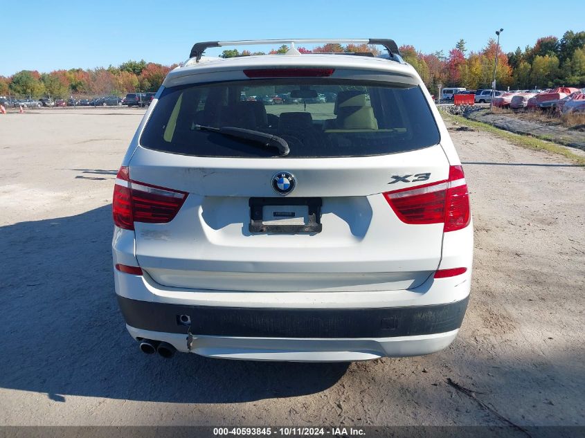 2014 BMW X3 xDrive28I VIN: 5UXWX9C54E0D22831 Lot: 40593845