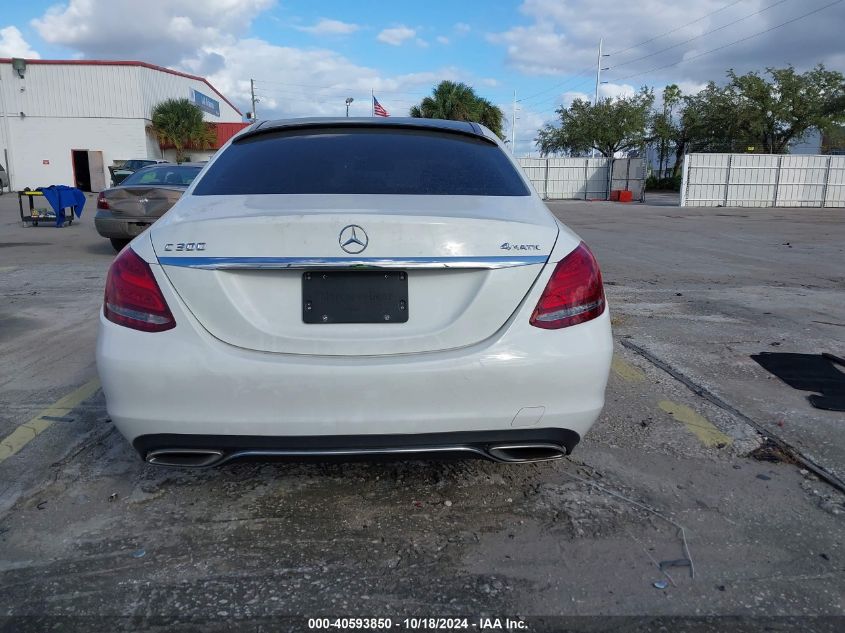 2015 Mercedes-Benz C 300 4Matic/Luxury 4Matic/Sport 4Matic VIN: 55SWF4KB8FU013246 Lot: 40593850