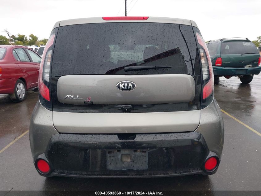 2016 Kia Soul + VIN: KNDJP3A58G7293420 Lot: 40593860