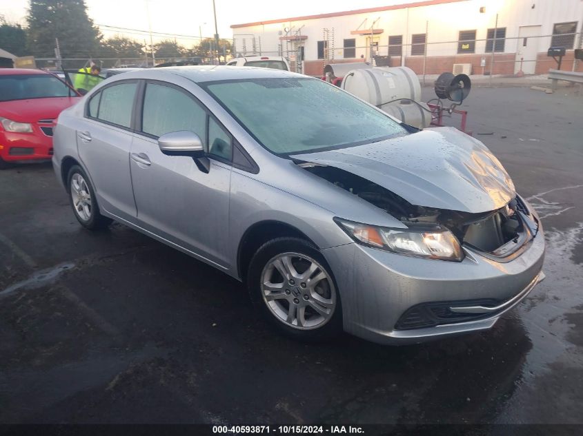 2014 Honda Civic Lx VIN: 2HGFB2F58EH525217 Lot: 40593871