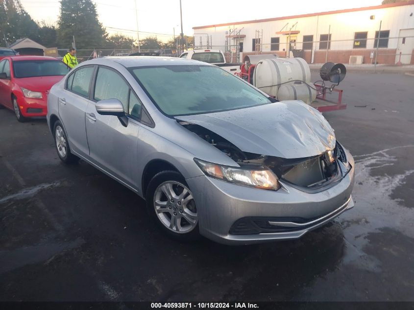 2014 Honda Civic Lx VIN: 2HGFB2F58EH525217 Lot: 40593871