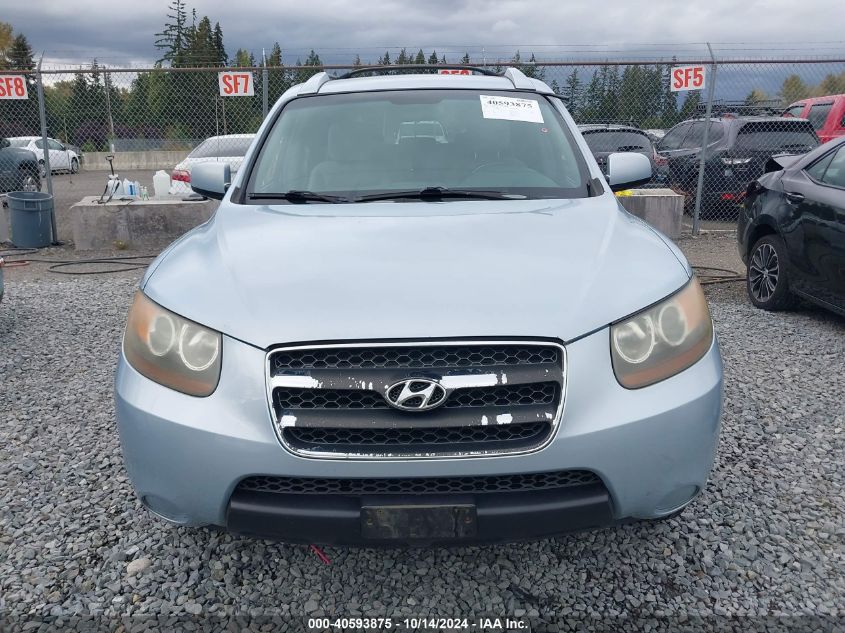 2007 Hyundai Santa Fe Gls VIN: 5NMSG73D17H083475 Lot: 40593875