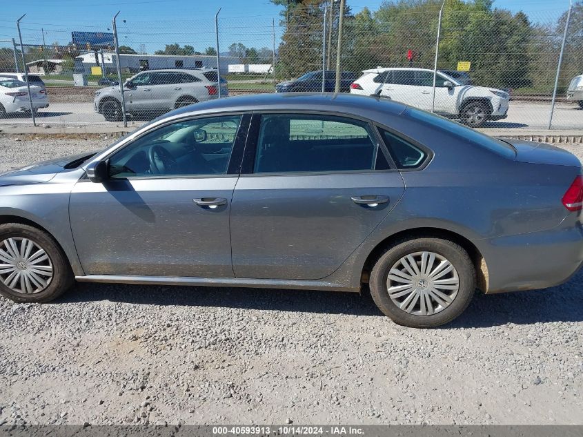 2015 Volkswagen Passat 1.8T S VIN: 1VWAT7A3XFC051085 Lot: 40593913